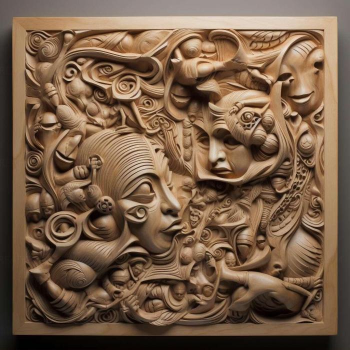 نموذج ثلاثي الأبعاد لآلة CNC 3D Art 